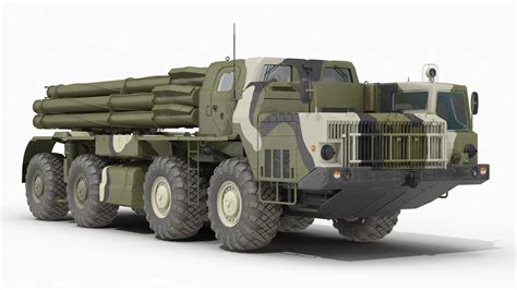 BM-30 Smerch launcher vehicle